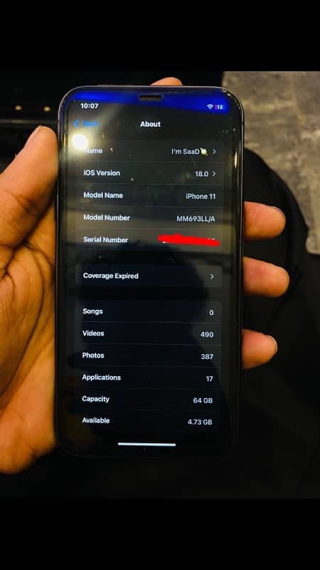 I phone 64gb non pta all ok 10by10 7