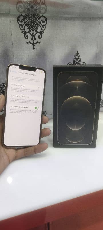 Iphone 12 pro max 128 gb Lla model approve with box 3