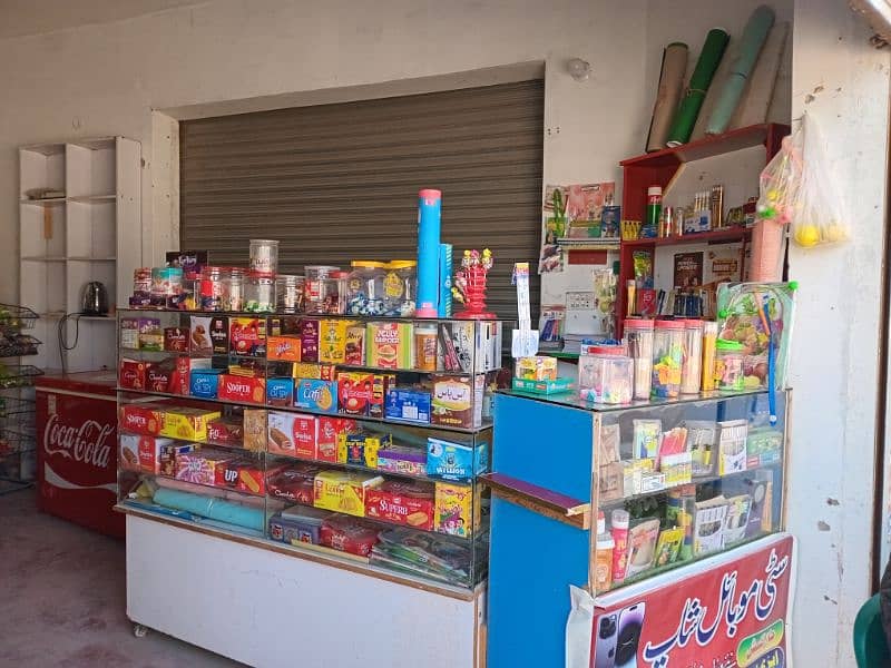 Running business mobile shop and drink corner for sale. 2