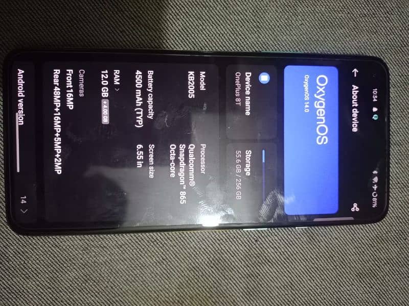 One plus 8t 12gb 256gb Air pack 5