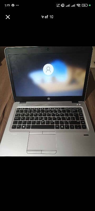 Hp Elite book i5 7th generation 256gb 10by10 4