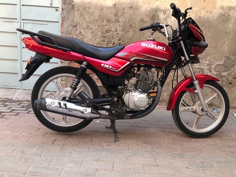 SUZUKI GD110 RED Bike 0