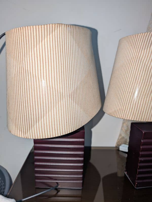 Pair of Side Table lamps 1