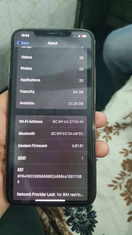 i phone 11 pro max non pta factory unlock 64gb 7