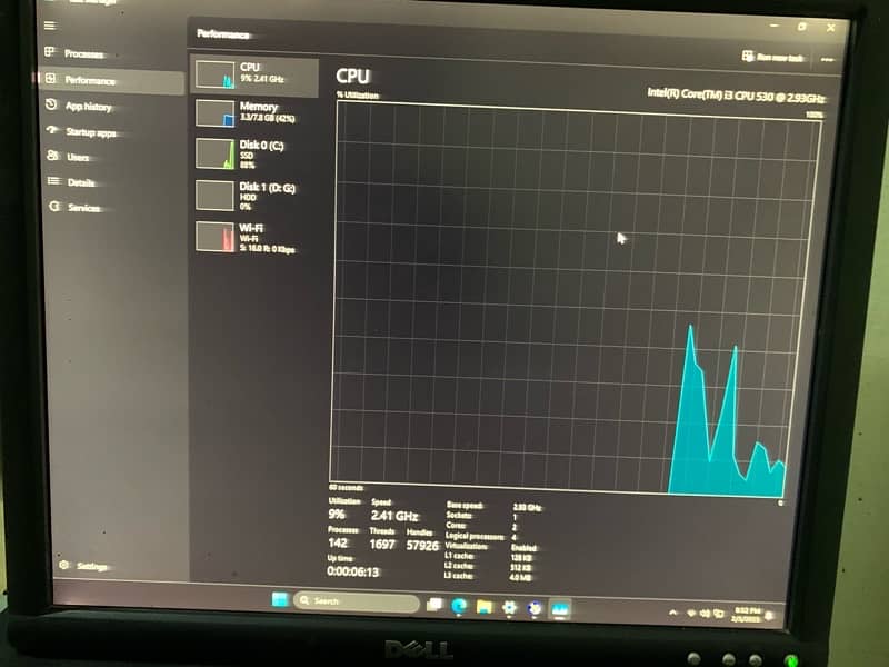 Dell stone i3 @2.93 GHZ 13