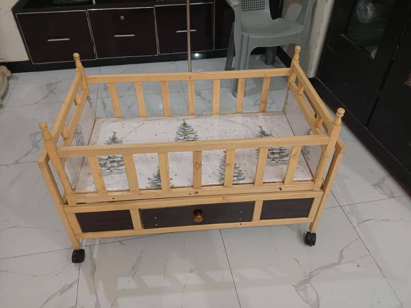 Baby Cot Wooden Brand New 0