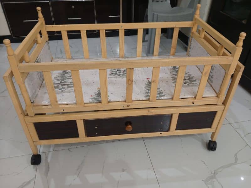 Baby Cot Wooden Brand New 3