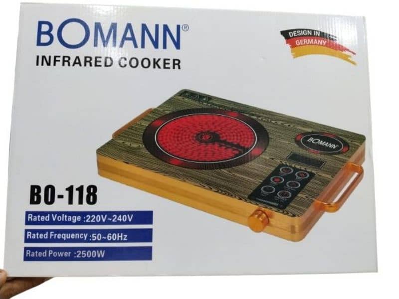 Bomann Infrared Cooker Bo-118 Infrared Cooker Hot Plate Electric Stove 5