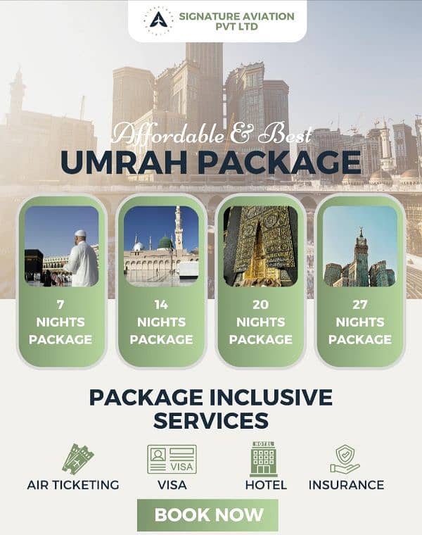 3/4/5 star hotels Makkah & Medina private luxury transport 0