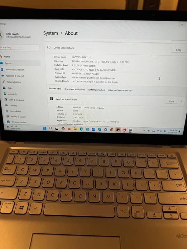 Asus Core i3 11th Generation Laptop 2