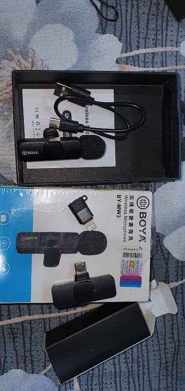 BOYA Wireless 2 in 1 mic for sale 0