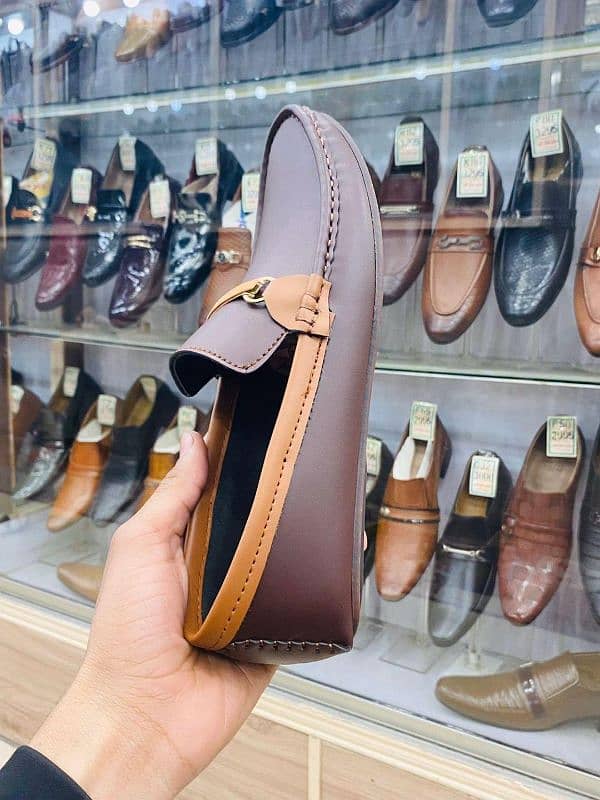 Men leather casual loafers 1