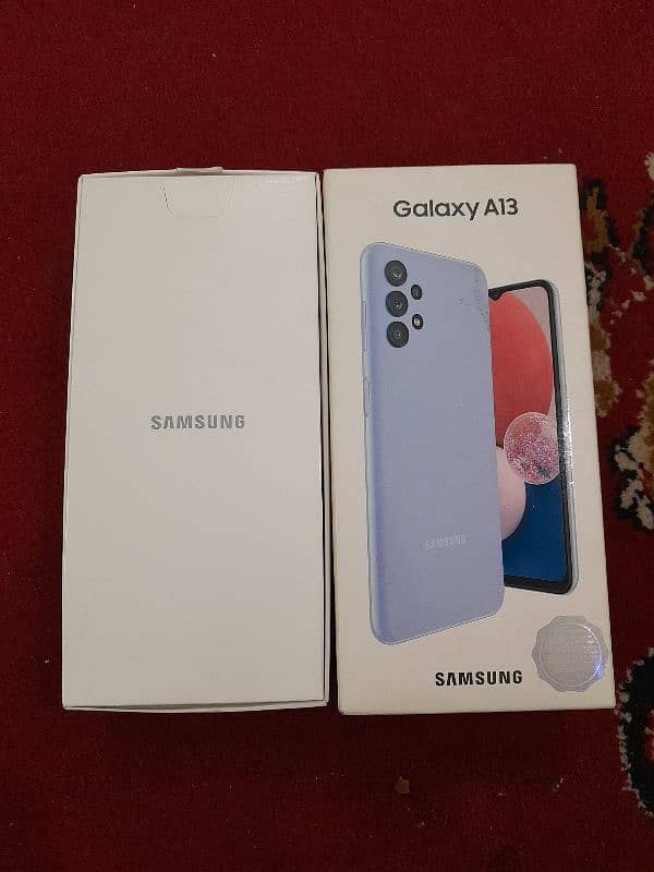 Samsung A13 4GB Ram 128 GB Rom Blue Color 8