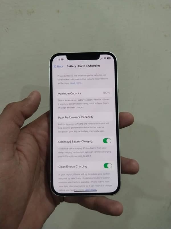 iPhone 12 100% health 64 gb  jv 5