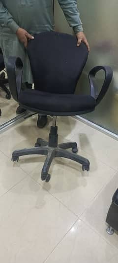 computer and office chair