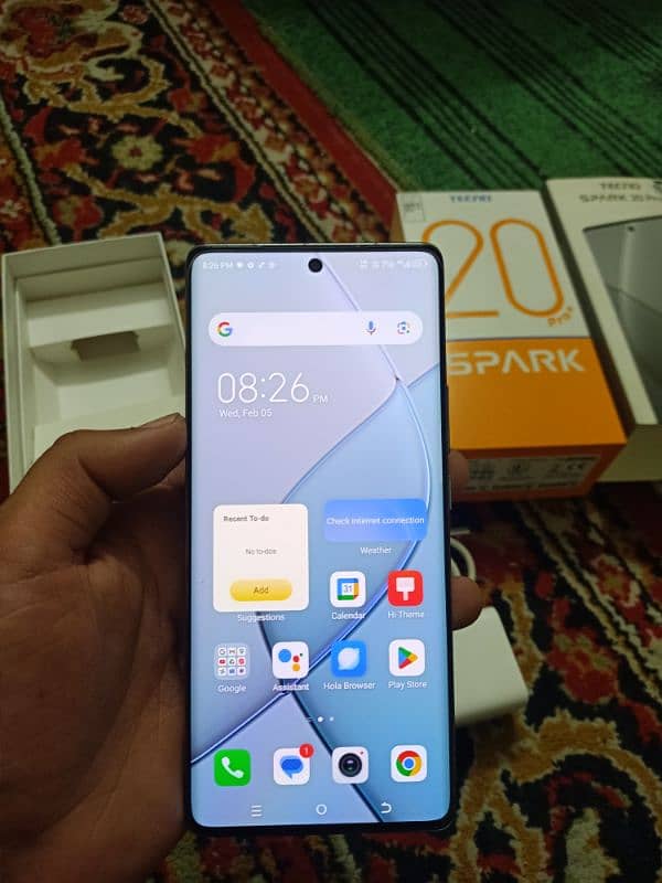 Tecno Spark 20 pro+ Full bOx 1