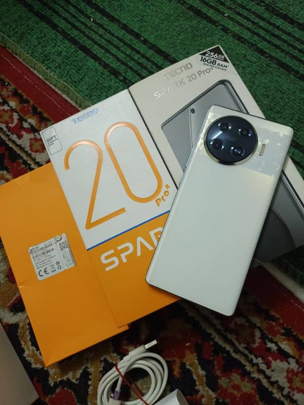 Tecno Spark 20 pro+ Full bOx 8