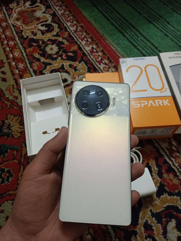 Tecno Spark 20 pro+ Full bOx 12