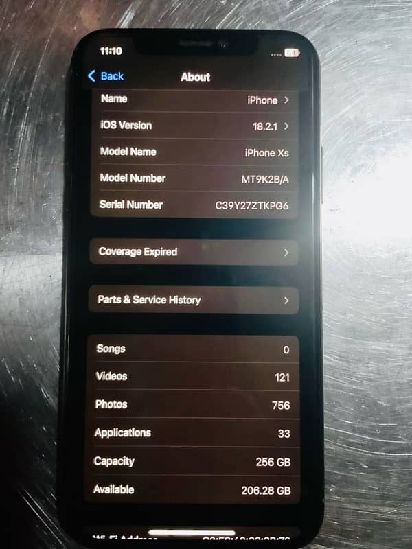 i phone XS 256gb 9/10 condition all ok non pta 6