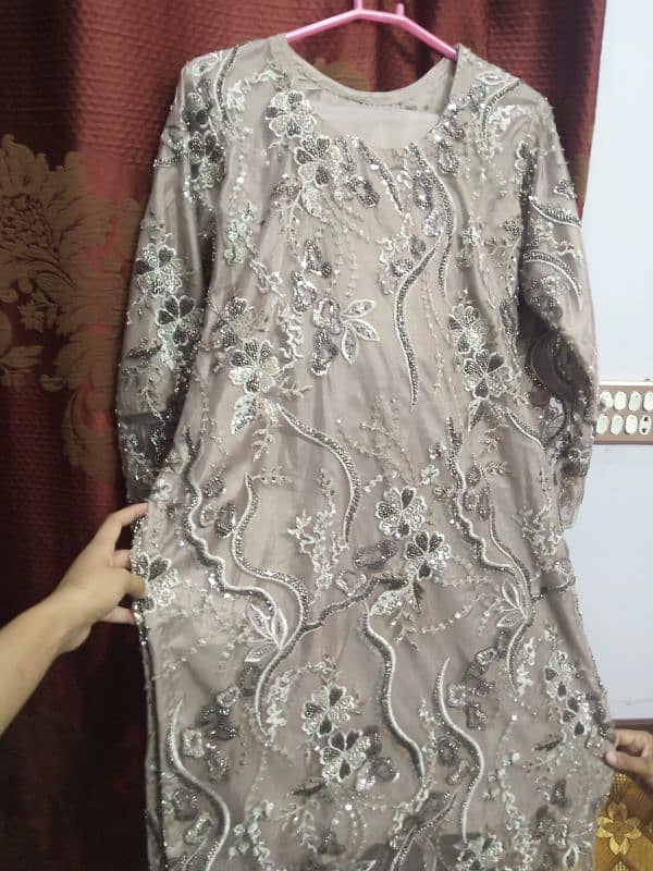 heavy dress in grey color 1