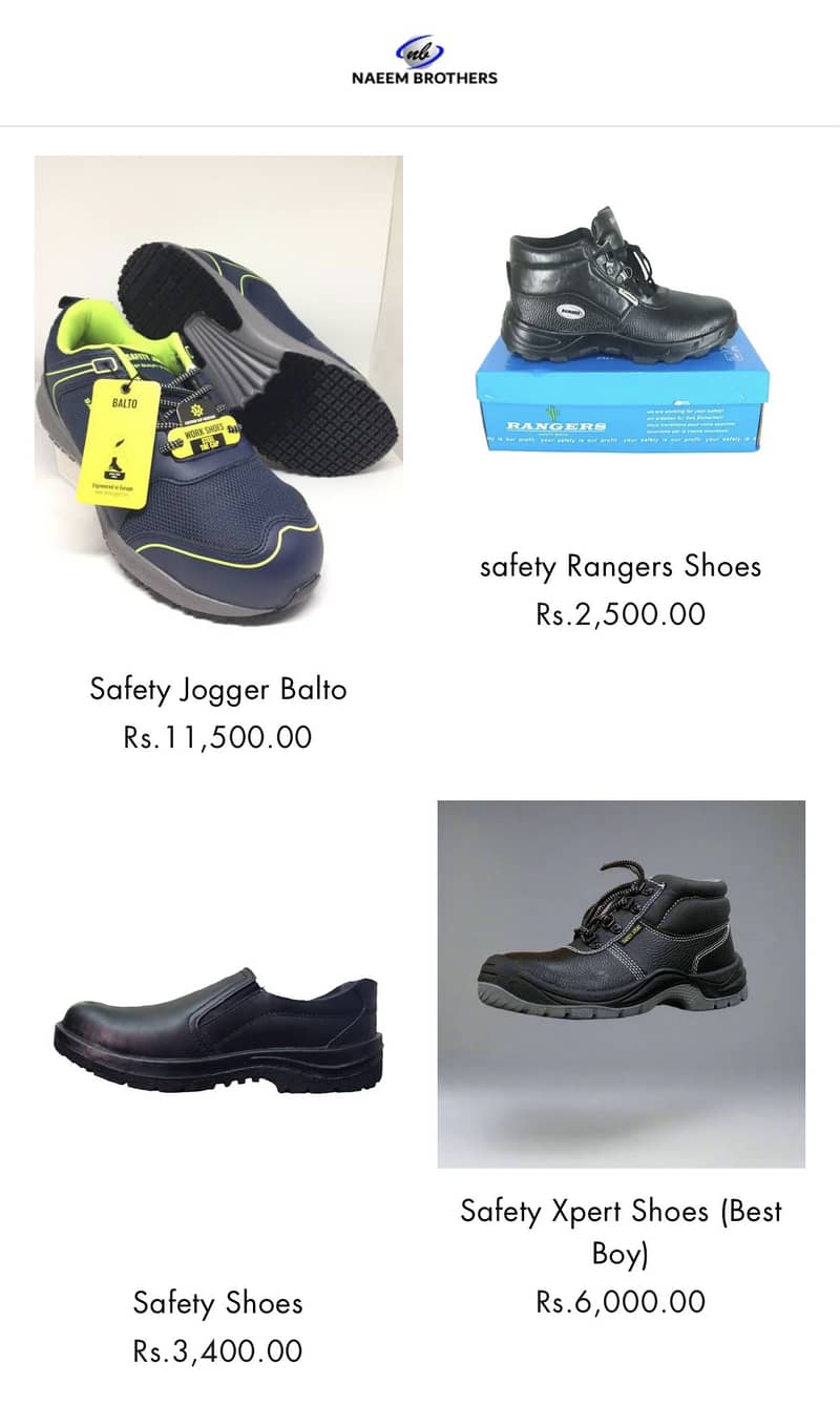 Safety Rangers shoes, burly 106, 110 Jaguar Safety shoes 12