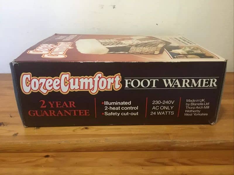 Vintage Cozy Comfort Foot Warmer 7