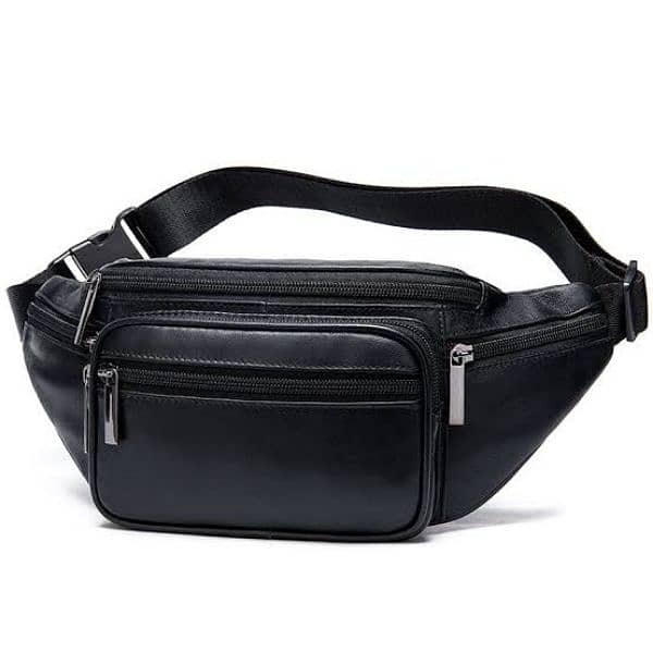 Waist bag/ shoulder bag/ traveling bag/ leather bag 6