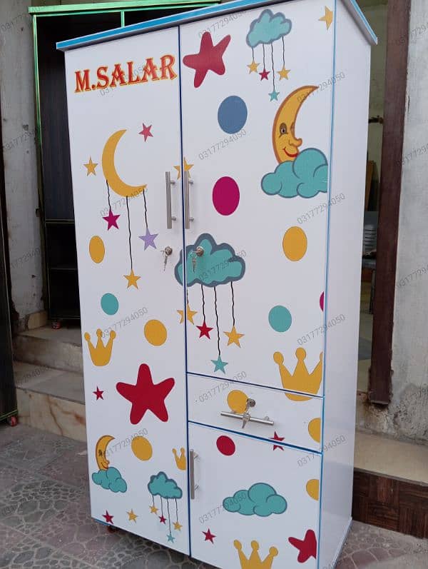 Children’s Wardrobe with Baby Stickers – Affordable Price 3