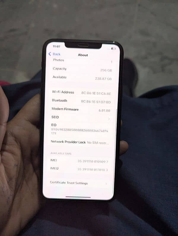 iPhone 11 Pro Max 256 GB PTA Approved 12