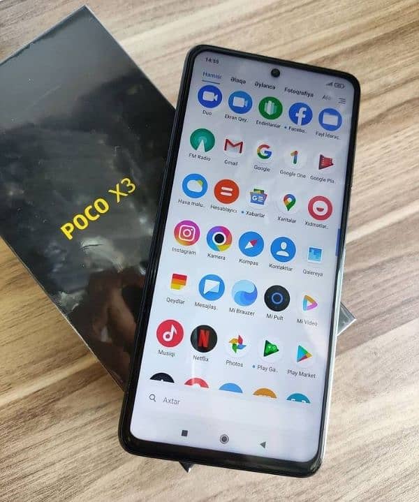 Poco X3 with full box+accessories 1