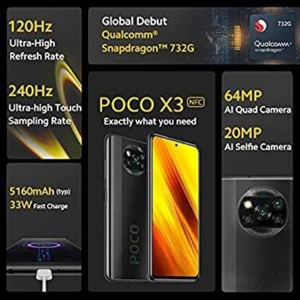 Poco X3 with full box+accessories 2