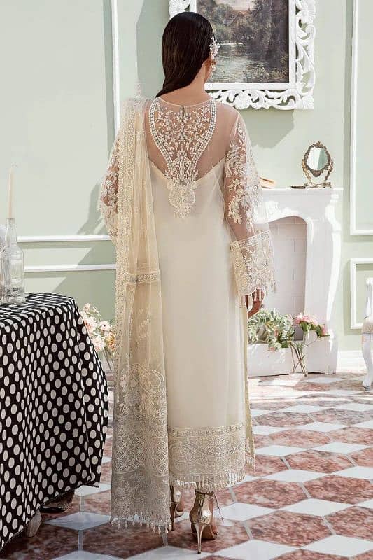 pure chiffon heavy Embroidered suite 1