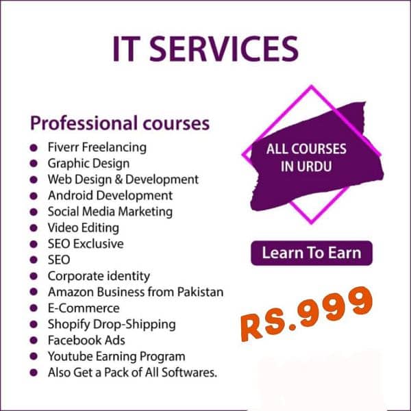 different earning courses 0