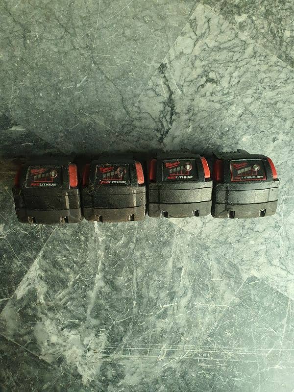 Milwaukee M18 Batteries 1