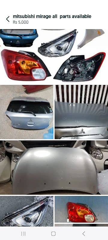 Mitsubishi mirage parts available 0