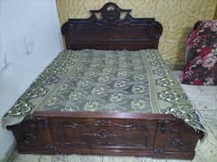 wooden king size bed chiniyoti pure