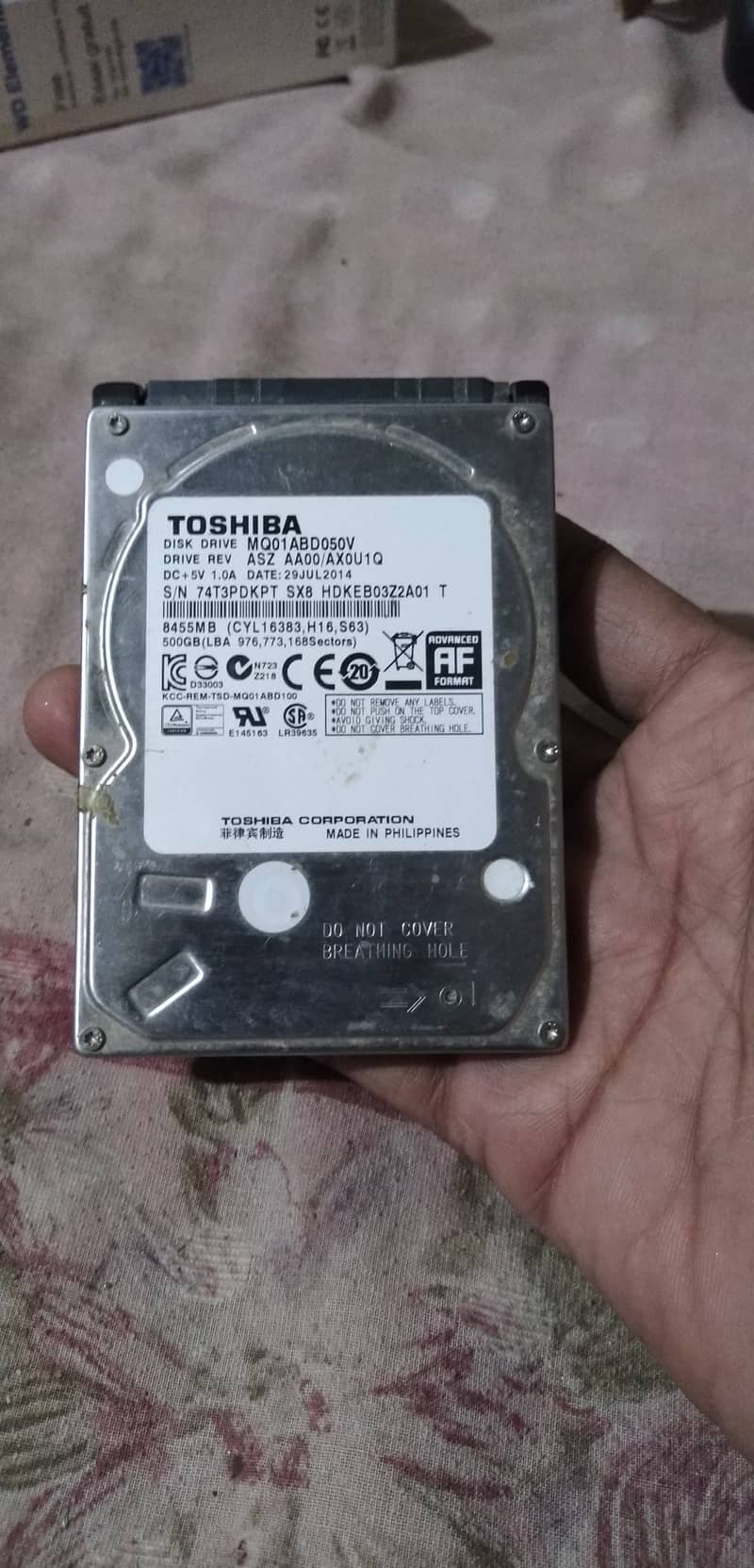 500gb Laptop external hard drive 0