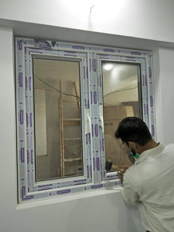 Aluminum and UPVC door &windows 1