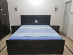 storage bed +side table+mattress