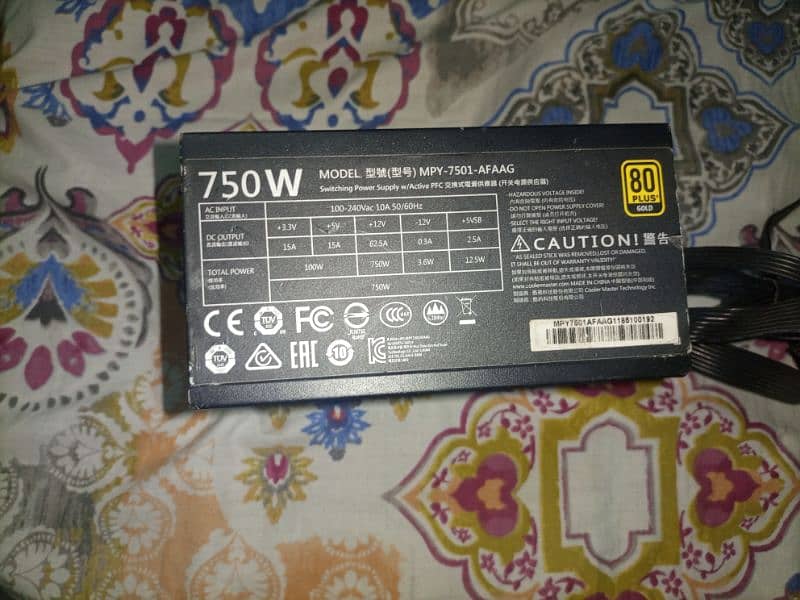 Cooler master 750watt full modular psu (faullty) 2