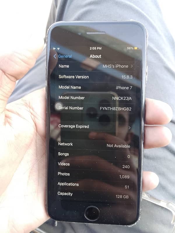 iPhone 7 128 GB none pta All okay Set 19