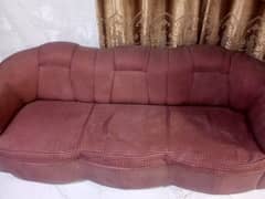 5 seater sofa set mehroon colour