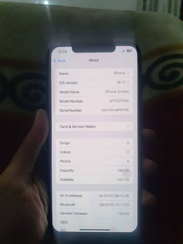 Xs max 256 approved 2