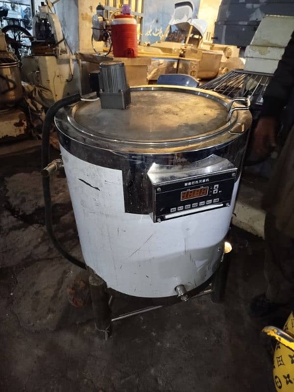 Electric heater double jacket mixer tank steel body imported 6