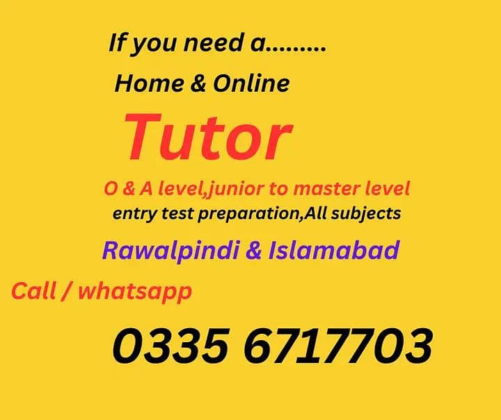 Home & online tutors 0