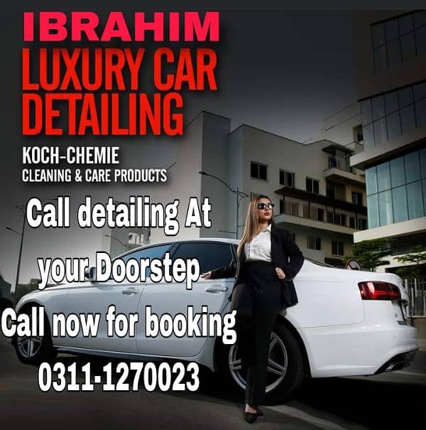 luxury CAR DETAILING Home service 0311-1270023 14