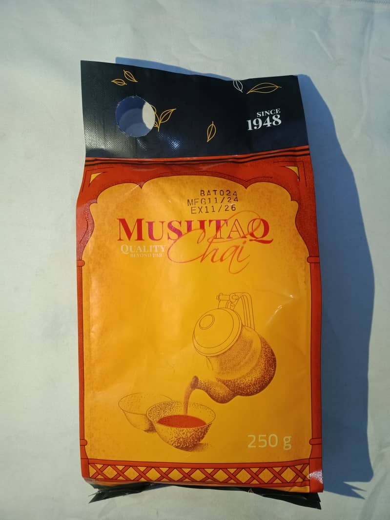 Mushtaq Chai (Mushtaq Black Tea) 100% Pure 1