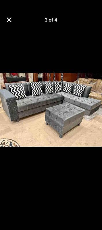 L shape Corner Sofa set 7 seater 1