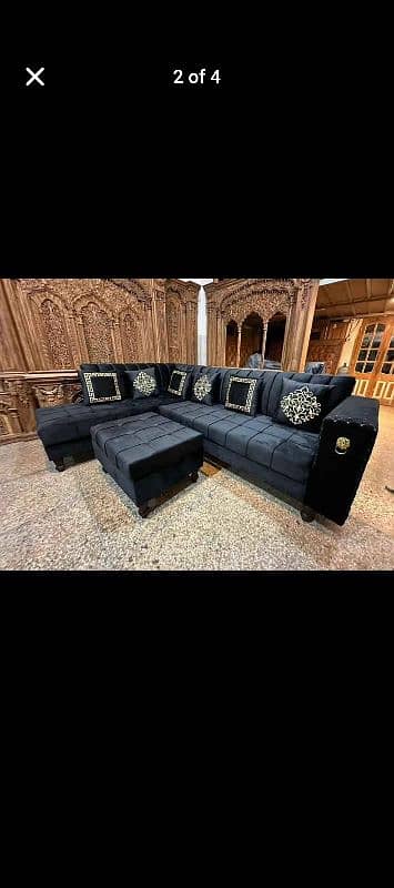 L shape Corner Sofa set 7 seater 2