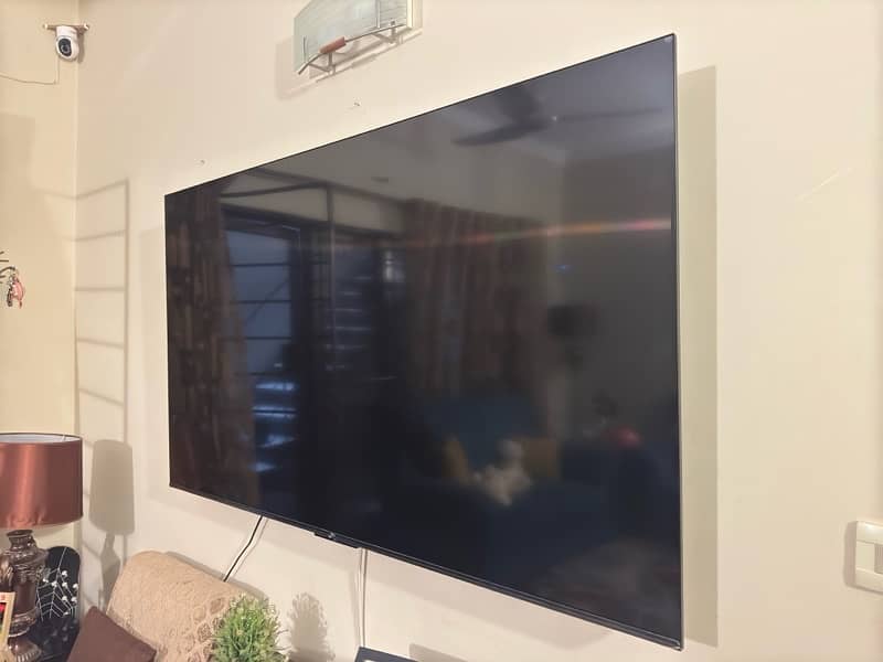 TCL 65 inch 4k android LED with voice remote 10/10 condition 7